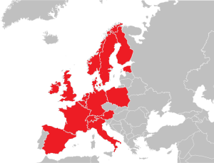 The distribution of the Schmallenberg arbovirus following its emergence in 2011. The CVR helped in its early characterisation